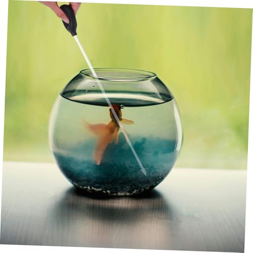 2pcs Aquarium Gravel Vacuum Fish Tank Cleaner Manual Waste Sucker Cleaning Reusable Dropper for Tank Maintenance
