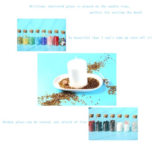 Brown Irregular Crushed Chips,DIY Craft Glitter Crystal Broken Glass Pieces,Bulk Transparent 2-4mm Glass Sprinkles, for Resin Art Vase Fill and Glitter Painting Jewelry Making(100g) - color: brown