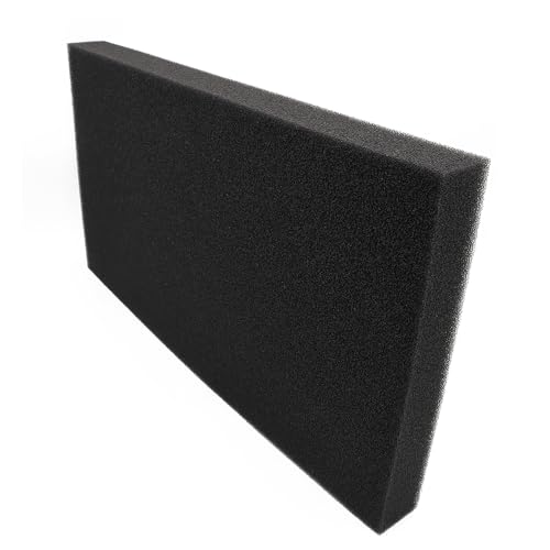 Aquarium Bio Sponge Pad Filter Media for Fish Tank,20/30/40PPI Open Cell Coarse Foam Block Foam Pre Filter Sponge (23" Lx 12.5" W x 2" H 40PPI) - size: 23" Lx 12.5"W x 2"H 40PPI