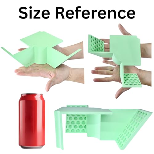 Hermit Crab Underground Tunnel Cave Corner | Hermit Crab Climbing Tank Decor Hide Hideout | Enrichment Habitat Hideaway Decoration Accessories Supplies Toys Ornaments (Seafoam Green) - color: Seafoam Green