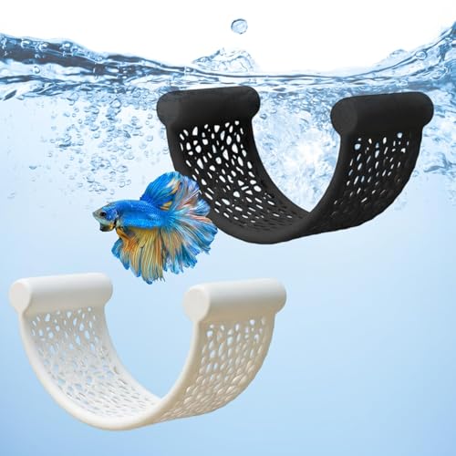 2PCS Betta Hammock, Betta Hideout, Betta Fish Hammock for Aquarium Small Animal Hiding