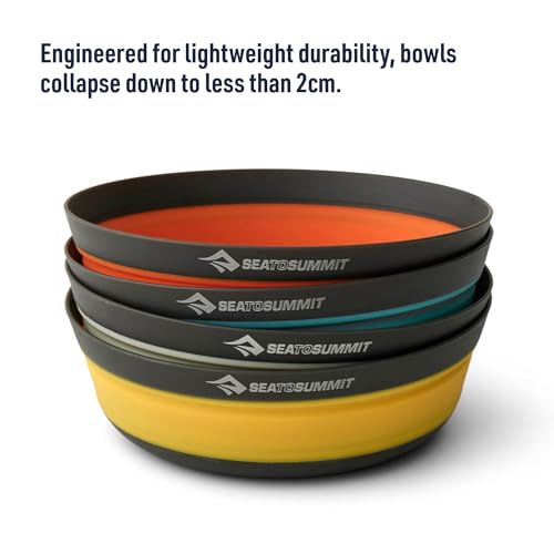 Sea to Summit Frontier Ultralight Collapsible Bowl, Medium (23 fl oz), Sulphur Yellow - color: Sulphur Yellow, style: Medium
