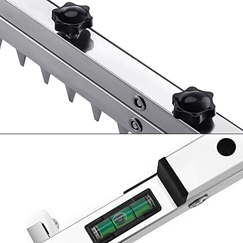 Tile Flat Ash Tool, Adjustable Tile Leveling Tool, 23-31 Inch Flat Sand Tool Floor Tiles Leveling Auxiliary Tools for Floor Sanding, 0-40mm Thickness Adjustment