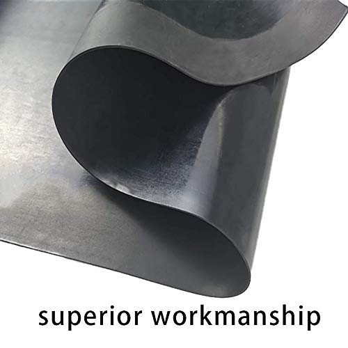 NABOWAN Solid Rubber Sheets,Strips,Rolls 1/4" (.250") Thick x 12" Wide x 12" Long Neoprene Rubber, Perfect for DIY Gasket Material, Sealing, Liner, Shield, Padding, Mat - size: 12" Wide x 12" Long, style: 1/4" (.250") Thick