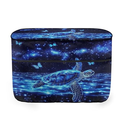 Blue Butterfly Sea Turtle 20lb RV Propane Tank Cover Travel Trailer Propane Tank Cover Replacement Covers for RV/Trailer/Camper, RV Parts RV Accessories - color: Blue Butterfly Sea Turtle, size: S(20LB)