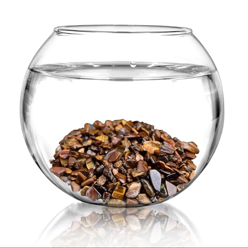 Pebbles Polished Gravel,Natural Polished Stones for Flower Bed Fish Tank Plants 3.5-Oz(Brown) - color: Brown
