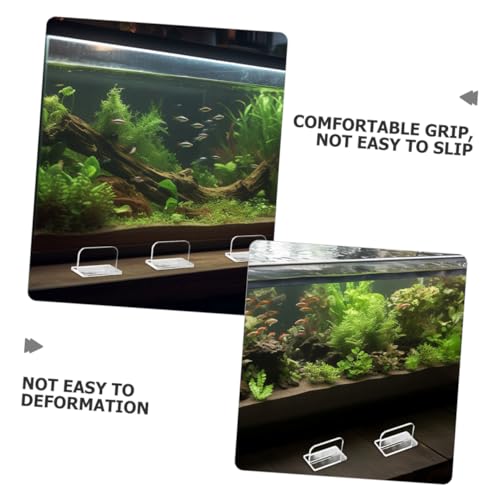 6pcs Acrylic Aquarium Lid Handles Easy to Install Fish Tank Cover Grip Handle Replacement for Aquariums for Tanks Highly Design