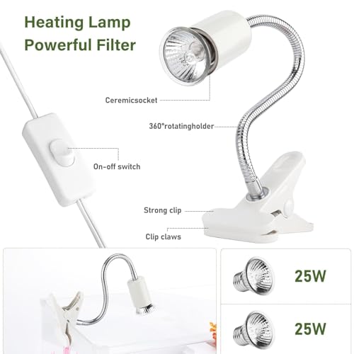 Small Turtle Starter Kit with Integrated Pump, Basking Light, Clear Acrylic 3-Layer Easy Cleaning Turtle Tank Aquarium for Small Reptiles - size: M+Light+Water Pump