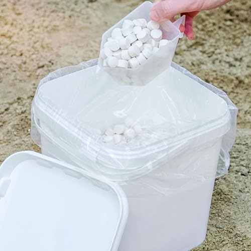 Airmax MuckAway Natural Beneficial Bacteria for Outdoor Ponds & Lakes, Muck, Sludge & Noxious Odor Solution, Easy to use Enzyme Tablets, Cleaner Beach & Shoreline, Fish, Pet & Wildlife Safe, 8 Scoops - size: 8 Scoops