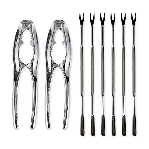 RSVP International Endurance Collection Seafood Tool, Cracking Tools, 8 Piece, Stainless Steel - size: Cracking Tools, 8 Piece