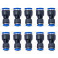 1/2" OD x 3/8" OD Pneumatic quick Connector Push to Connect fittings Straight reducer Union/Coupler (Pack of 10) - size: 3/8 inch-1/2 inch(10pcs)
