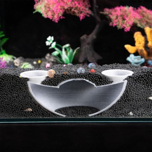 Shrimp Tank Ornament – Aquarium Fish Tunnel, Creative Fish Corner Cave | Unique Shrimp Shelter Decoration, Aquatic Pets Tank Cave Toys, Aquarium Hiding Spot for Fish, Shrimp, - color: D