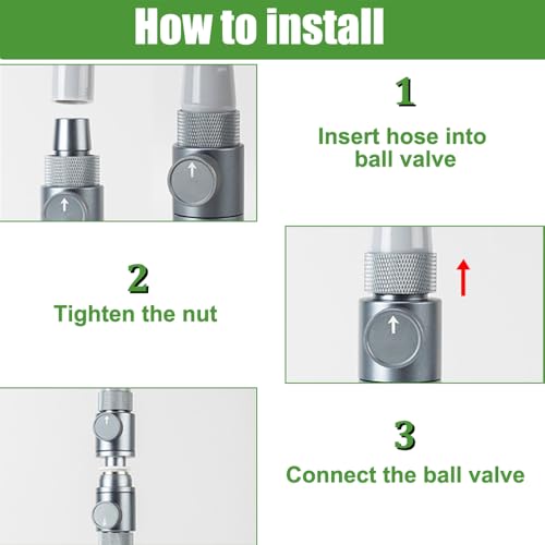 DONGKER Aquarium Double Tap Connector,Aluminum Alloy Quick Release Double Tap Valve with Water Flow Control Knob for Aquarium 12mm/16mm/20mm I.D. Water Pipe - size: 12mm