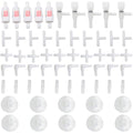 DGZZI 60PCS Oxygen Regulator Valve Aquarium Air Control Fittings Aquarium Air Connector Tee Straight Straight Right Angle Air Hose Suction Cup 10pcs Each Stop Valve Oxygen Regulator Valve 5pcs Each