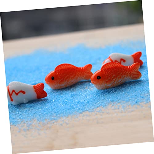 Cabilock 15pcs Miniature Aquarium Ornaments Realistic Resin Flowerpot Decor for Boys and Girls and Fish Tank Decoration Adorable Fish Figurines for Home and Garden Use