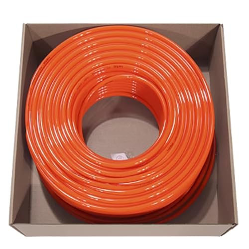 Pneumatic Tubing Air Line Pu Hose 8mm OD 5mm ID 100 Meters（328.08ft）Orange AirTac US98A080050100MGE - color: Orange, size: 8mm OD 5mm ID 328Ft/100Meters