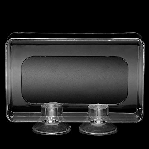 Futterring Aquarium, KIMISS Acrylic Simple Installation Fish Food Feeder Feeding Ring for Fish Aquarium with Suction Cup Acrylic Simple Installation (27x19.5x19cm / 10.6x7.7x7.5in) - size: 27x19.5x19cm / 10.6x7.7x7.5in