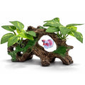 Aquarium Decorations Cave Silk Aquarium Plants Betta Fish Tank Decor Ornament, Soft & Safe Fish Tank Accessories, Goldfish Bowl Decor Artificial Driftwood