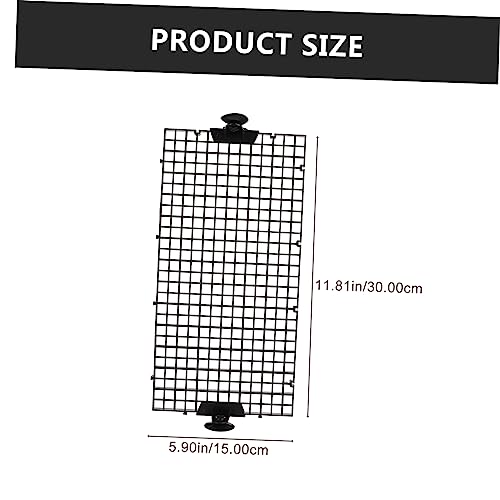 ibasenice 1set Fish Tank Divider High-Transparency Aquarium Separation Tool Suction Cups Fish Breeding Isolation Board for Water Permeability and Easy Installation
