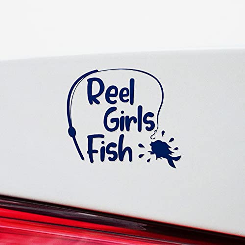 2 Pcs - Decal Stickers of Girls Fish (Navy Blue) Premium Waterproof Vinyl Decal Stickers for Laptop Phone Accessory Helmet Car Window Mug Tuber Cup Door Wall Decoration Andskusd44381Ab070722 - color: Navy Blue, size: 4.4'' x 3.8''