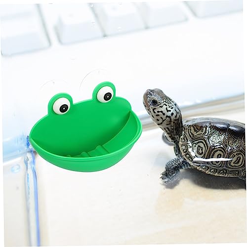 Happyyami 2pcs Climbing Pet Rest Table Gecko Habitat Suction Cup Reptile Stand Pet Rest Bowl Reptile Habitat Pet Playing Basin Resting Platform Reptile Resting Place