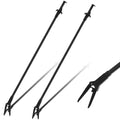 Gisafai 2 Pcs Plastic Aquarium Tongs Long Aquarium Tweezers Multi Purpose Trimming Feeding Aquariums Tools for Fresh Water Saltwater Fish Tanks Coral Plant (27 Inch) - size: 27 Inch