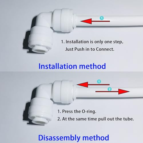 Malida Water Filter Float Ball Valve,or Fish Aquarium Uses 1/4 Inch Supply Tube.