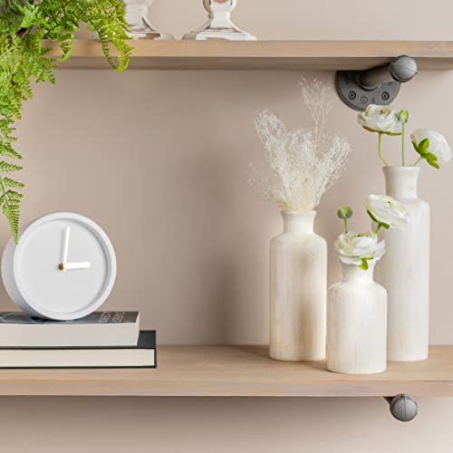 Creative Scents Rustic Luxe Vase Set - Vases for Decor, Perfect for Holding Pampas Grass, Dried/Fresh Flowers, Vases for Your Kitchen, Bedroom, Office, Living Room, Bathroom, or Shelf Decor - color: Rustic Luxe