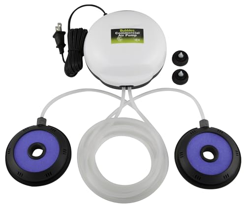 Marine Metal A-3 Commercial Air Bubbles Pump Kit, Aerator for Bait Buckets or Aquarium Tanks (110 Volts)