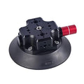 MIMIRACLE Camera Suction Cup Mount, 4.5" Pump-actived Vacuum Suction Mount Compatible with Action Cameras, DSLR Cameras, Securely Attach Your Camera -Black - color: Black