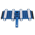Fdit Swimming Pool Vacuum Brush, 38cm Wide Head with Soft for 1.5 Inch Hose Connector, Attaches to 1.25 Inch Extension Pole for Pool Spa Aquarium Cleaning