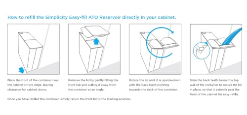 Simplicity 5 Gallon Easy-Fill ATO Reservoir Bundle (2 Items)