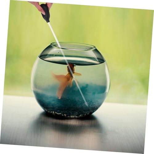 Milisten 2pcs Manual Aquarium Water Changer and Fish Tank Cleaner Reusable Waste Sucker for Gravel and Debris Removal for Mini Aquariums