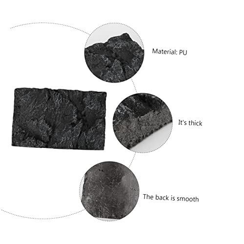 HANABASS Aquarium Rock Background Board 3D Design Easy to Decorate Betta Fish Tank
