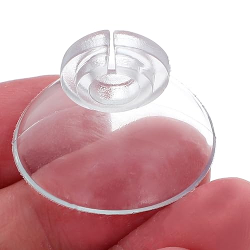 Luxshiny 20pcs Aquarium Suction Cup Clips Oxygen Tubing Holders Soft Flexible Air Hose Fixing Accessories for Fish Tank Air Pump Aquarium Use