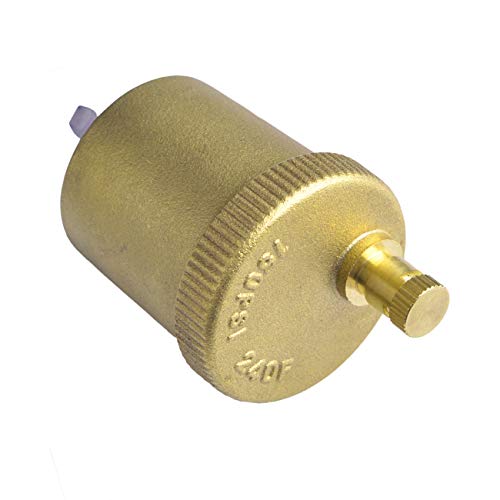Hydro Master Automatic Air Vent Valve 1/8 Inch Brass (Pack of 2) - size: 1/8” (Pack of 2)