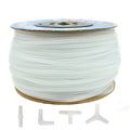ALEGI 600 Feet Standard 3/16" Flexible Airline Tubing with Connectors for Aquariums, Terrariums and Hydroponics - size: 600Feet+80Connectors