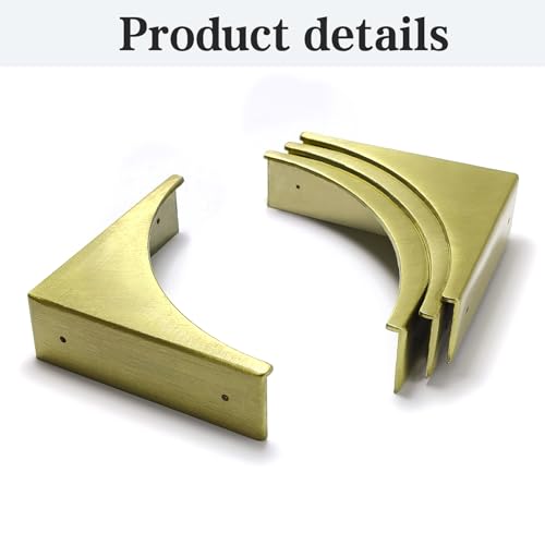 haowei Corner Guard 4 Pcs Zinc alloy Vintage Box Corner Protector Decorative Safety Angle Guard Edge Cover Multifunctional Furniture Hardware Accessories