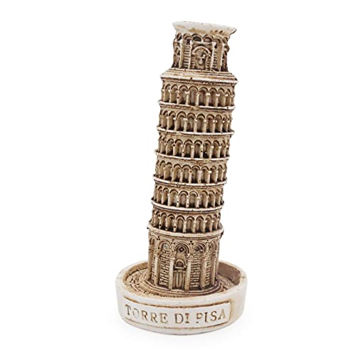 Leaning Tower of Pisa Fish Tank Decorations Reptile Turtle Lizard Spider Tanks Terrarium Building Construction Décor Ornament Pet - color: Leaning Tower of Pisa