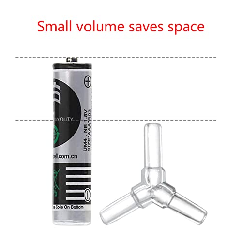 Yuly 5PCS Airline Tubing Check Valves Control Connectors Accessories Aquarium- Airline Tubing Hose Hose Fittings