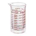 Ackers 3oz/90ml Glass Measuring Cup – Shot Glass with Double Scale-Ounce,Ml Markings for Kitchen & Bar(Red Line) - color: Red(Single)