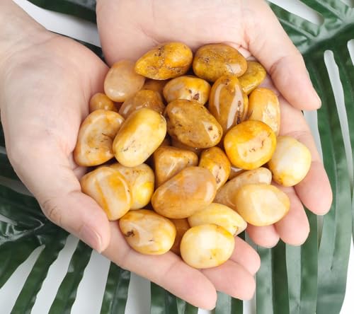 DUQGUHO Topaz Crystals Healing Crystal Stones Set Natural Crystals Bulk Irregular Stones 0.45 lbs - color: Topaz