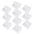 HEMOTON 10Pcs Aquarium Support Brackets for Fish Tank Covers Durable Clips for Glass Easy Installation Design for Enhanced Stability and Support