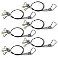 MY MIRONEY Stainless Steel Wire Rope Hanger Hanging Basket Plant Hanger Holders for Indoor and Outdoor Plants LED Grow Light Rope Hanger Pack of 6