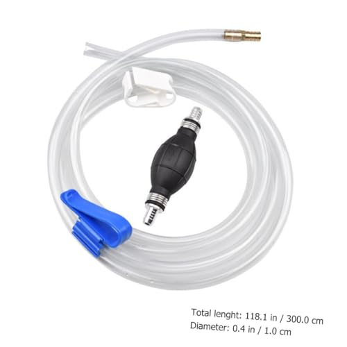 Didiseaon Manual Water Suction Hose and Vehicle Guide Oil Tube Siphon Pump for Car Fuel Transfer and Fish Tank Cleaning with Practical Home Siphon Pump Kit