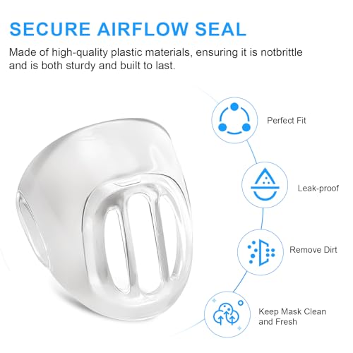 Elbow Cover & Diffusers Compatible with Fisher & Paykel Eson Nasal CPAP Mask, Diffuser Filters Replacement for Fp400Hc228 F & P Eson Pilario Q, 1 Elbow Cover + 10 Filters
