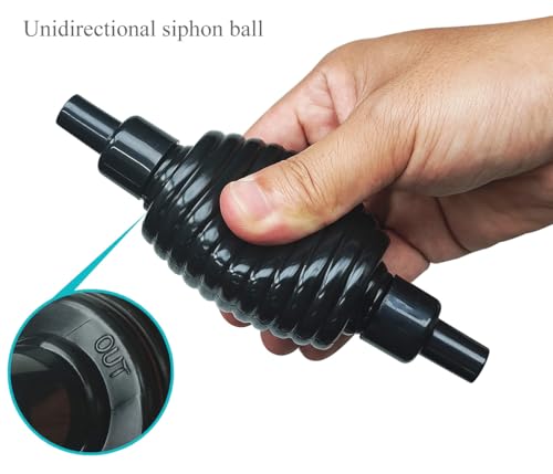 7ft Aquarium Siphon Vacuum Cleaner for Fish Tank Cleaning Gravel & Sand