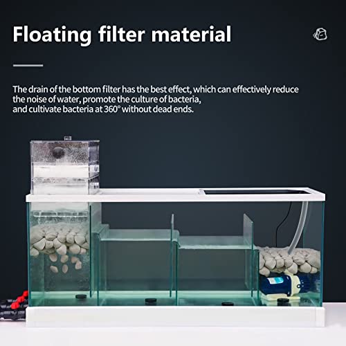 Aquarium Biological Filter Media, 1.2 Inch Floating Ceramic Bio Media with Porous Massive Surface Area for Freshwater and Saltwater Fish Tank - size: Floating Ceramic Bio Media