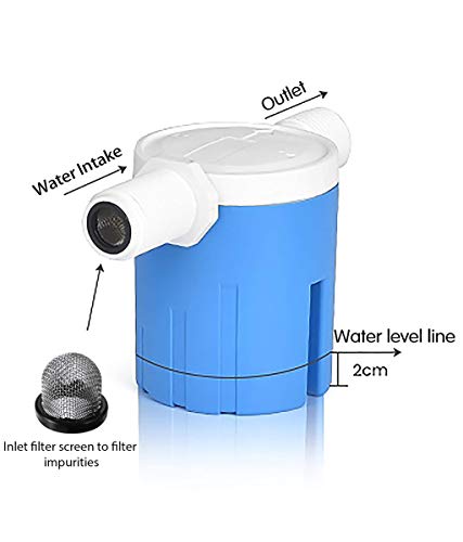 3/4" Automatic Water Level Control Valve - Inside Type, Side Inner Auto Float Valve for Water Tank, Solar Energy, Auto Pot, Aquarium - style: 3/4" Side Inner