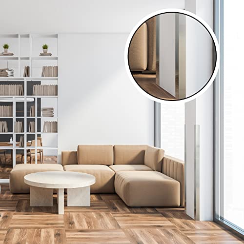 Therwen 10 Pcs 304 Stainless Steel Wall Corner Guards 2 x 2 x 36 Inch Self Adhesive Heavy Duty Corner Protector Trim with 90 Degree Angle for Wall Protection Metal Edge Guard - size: 2 x 2 x 36 Inch